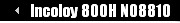 Incoloy 800H N08810